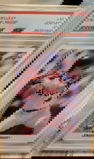 1990 Leaf Craig Biggio RC