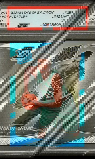 2017 Panini Donruss Optic Jayson Tatum Holo #198 Rookie RC PSA 10