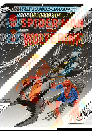 1988 Marvel Team-Up #117 Spiderman & Wolverine NM++