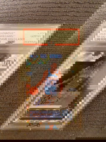 2022 Donruss Rated Rookie Jalen Williams Holo Laser /75