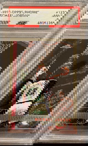 Michael Jordan Topps Chrome 1997 #123 Mint