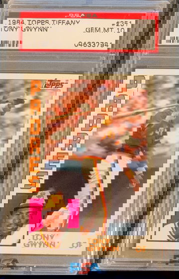 1984 Topps Tiffany #251 Tony Gwynn San Diego Padres HOF PSA 10 GEM MINT