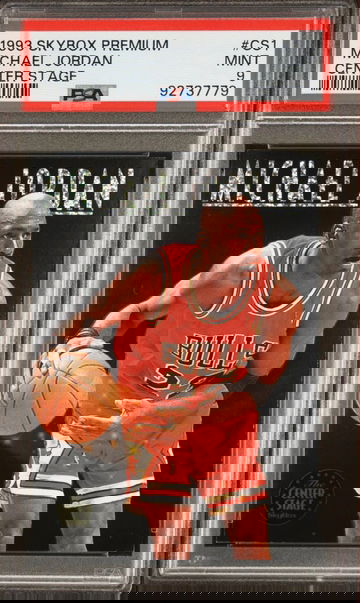Michael Jordan 1993 Skybox Center Stage PSA 9