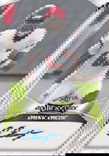 2023 Leaf Draft Emeka Emezie #BA-EE1 Autographs