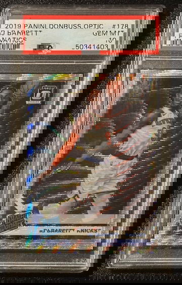 2019-2020 Panini Donruss Optic RJ Barrett #178 Fanatics PSA 10 Set Wave Rookie