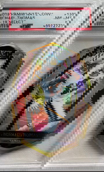 2018-19 Panini Select Michael Thomas PSA 8 /4 SSP