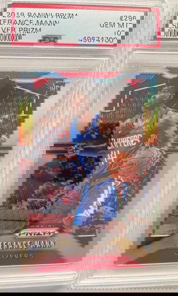 Terance Mann 2019 Silver Prizm PSA 10