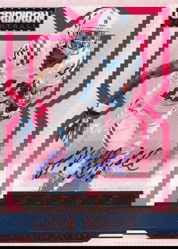 2012 Panini Gridiron LaVon Brazill Red #257 Auto 283/499