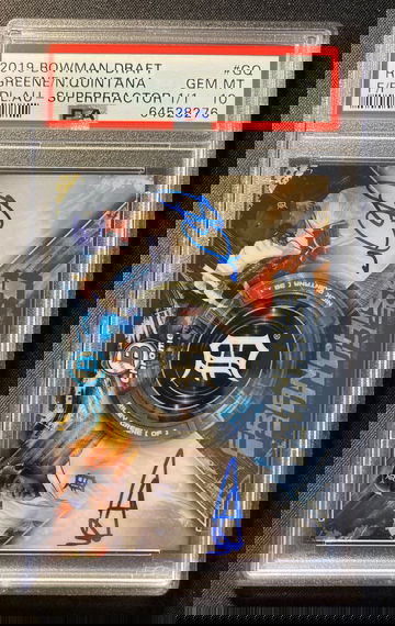 2019 Bowman Draft Riley Greene F/F Dual Auto Superfractor 1/1 PSA 10