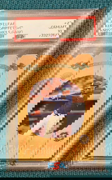 Ken Griffey Jr. 1997 Leaf Knot Hole Gang #2 PSA 10 Gem Mint /5000