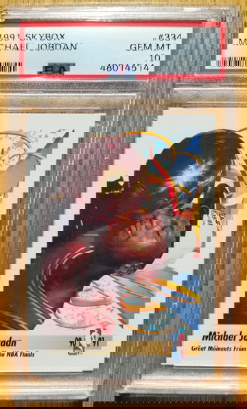 1991 Skybox #334 Michael Jordan PSA 10 GEM MT