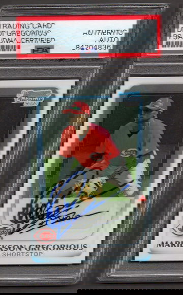 Didi Gregorius Signed Autographed 2011 Bowman Chrome #209 RC PSA DNA COA