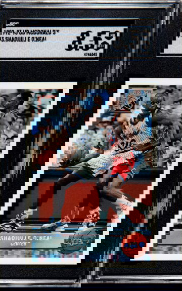 Shaquille O’Neal 1992-93 Upper Deck McDonald’s P43 SGC 8.5