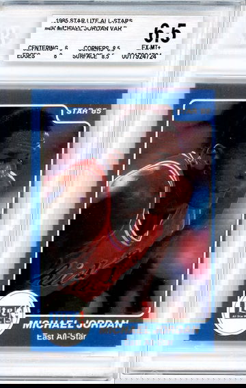 Michael Jordan 1985 Star Lite East All-Stars BGS 6.5