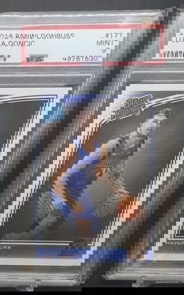 Luka Doncic 2018 donruss rated rookie psa 9