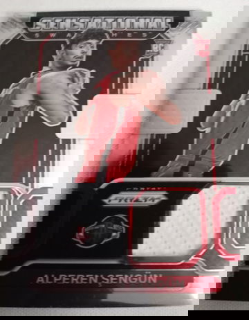 Alperen Sengun  2021-22 Panini Prizm Sensational Swatches RC Rookie Patch Houston Rockets