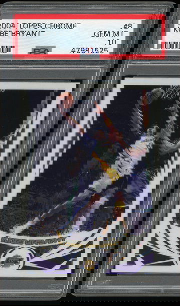 Kobe Bryant 2004 Topps Chrome #8 PSA 10