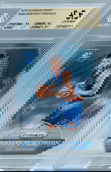 2015-16 Panini Prizm #348 Kristaps Porzingis