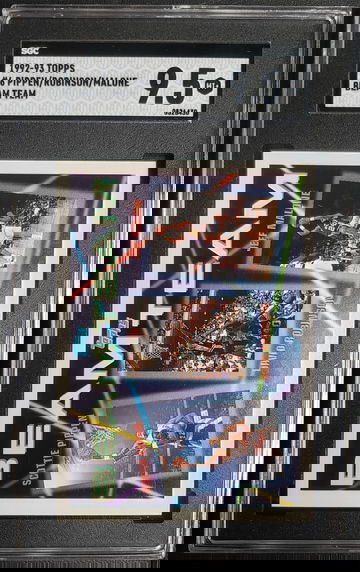 1992-93 Topps Beam Team #6 Pippen/Malone/Robinson SGC 9.5