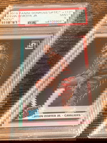 2019 Optic Kevin Porter Jr. Silver Holo Rookie Card RC #179 PSA 9