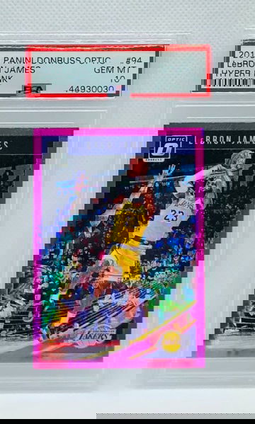 2018 Lebron James Optic Hyper Pink PSA 10