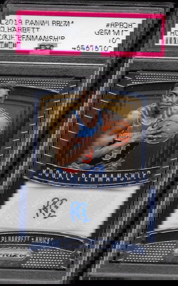 2019 Prizm RJ Barrett Rookie Penmanship Auto