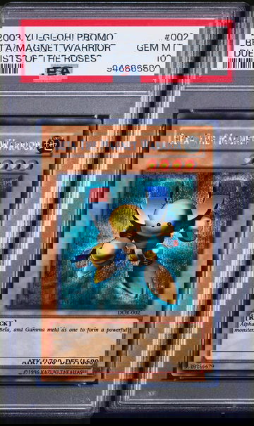 2003 Yu-Gi-Oh! Duelists of the Roses Promo Beta The Magnet Warrior #002 PSA 10