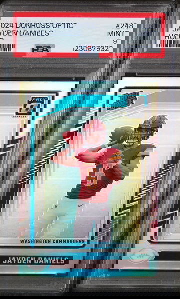 2024 Donruss Optic Rated Rookie Holo Jayden Daniels #248 PSA 9