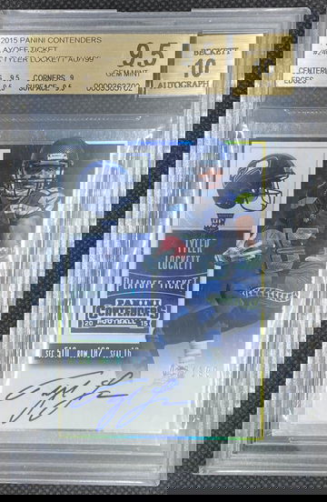 2015 Panini Contenders Playoff Ticket Tyler Lockett #240A BGS 9.5/10 Auto 52/199
