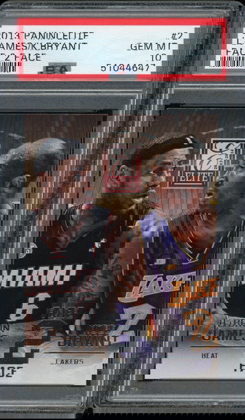 LeBron James Kobe Bryant 2013/14 Panini Elite Face 2 Face #2 PSA 10 GEM MINT Lakers Heat!!