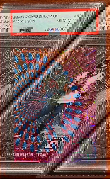 2018 PANINI DONRUSS OPTIC DESHAUN WATSON ILLUSIONS PSA 10