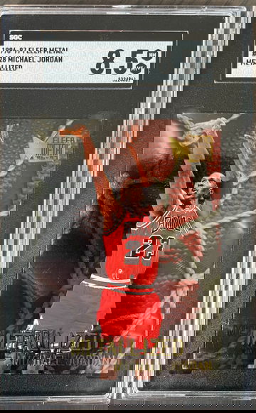 1996-97 Fleer Metal #128 Michael Jordan METALLIZED SGC 8.5