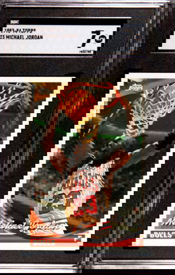 1993-94 Topps #23 Michael Jordan SGC 7 NM