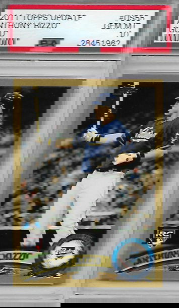 2011 Topps Update Gold Anthony Rizzo PSA 10