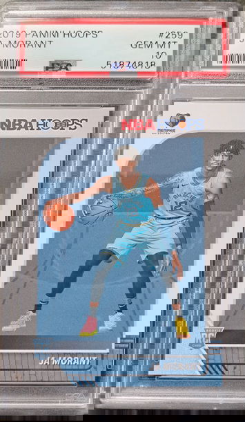 PSA 10 Ja Morant Rookie Card 2019 NBA Hoops base #259 RC Gem Mint