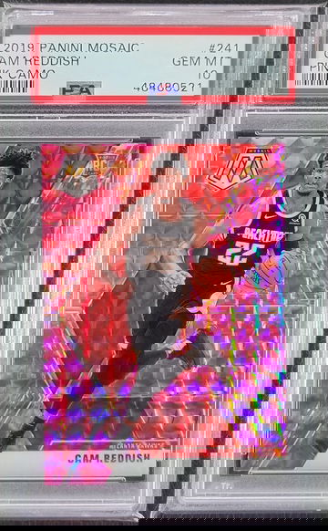 2019 Panini Mosaic Cam Reddish Pink Camo RC PSA 10