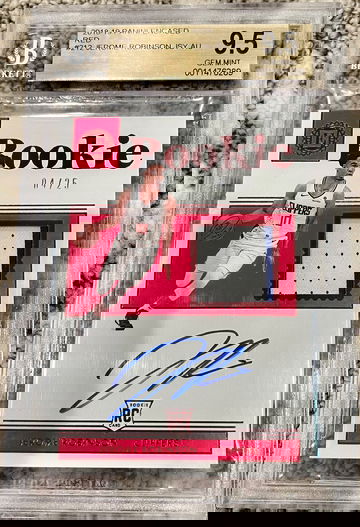 2018 Panini Encased Jerome Robinson Red RPA Auto 4/25 BGS 9.5/9