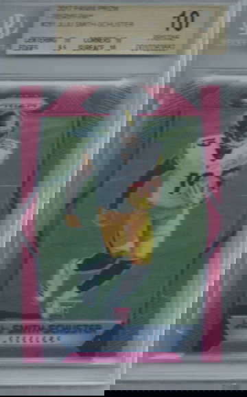 2017 Panini Prizm Pink Juju Smith-Schuster #281 RC BGS 10 POP 1