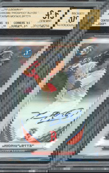 2014 Bowman Chrome Mookie Betts auto