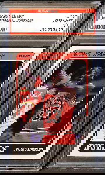 1988-1989 Fleer Basketball 🔥 MICHAEL JORDAN #17 🔥 PSA 10 - GEM MINT!