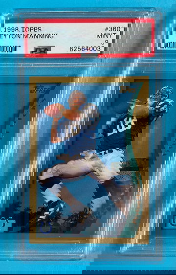 1998 Topps Peyton Manning HOF Rookie #360 - PSA 9 MINT