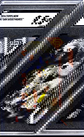 2024 TOPPS SAN DIEGO PADRES NOW #747 Triple Play SGC 9.5