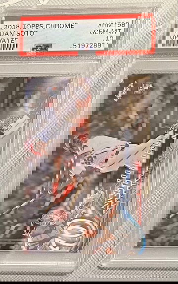 2018 Juan Soto chrome update 