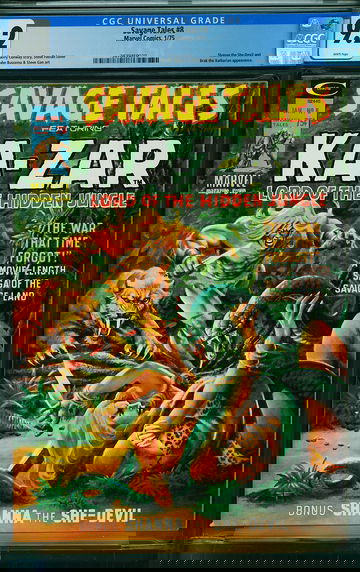 SAVAGE TALES #8, CGC 9.2 NM-