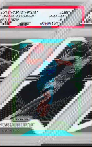 2019 Panini Prizm #258 PJ Washington Jr. Silver Prizm PSA 8