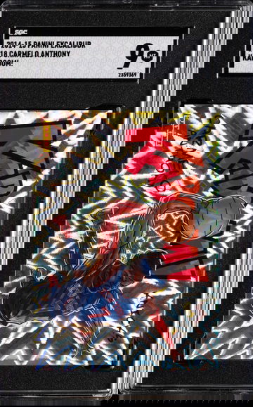 Carmelo Anthony Kaboom 2014 Panini Excalibur #18 SGC 9