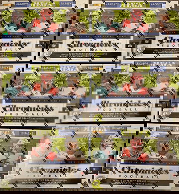 2020 Panini Chronicles Football Lot of 6 Mega Boxes