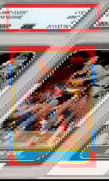 1986 FLEER SAM BOWIE #13 PSA 9 MINT