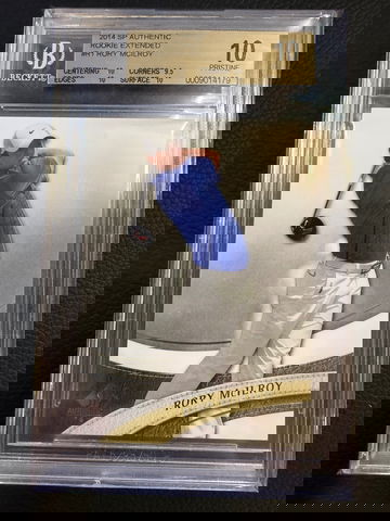 2014 Rory Mcilroy SP Authentic Rookie Extended BGS 10 Pristine 