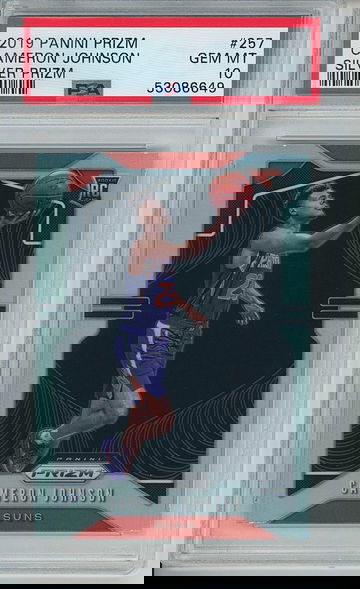 2019 Panini Prizm Cameron Johnson Silver PSA 10 Gem-Mint